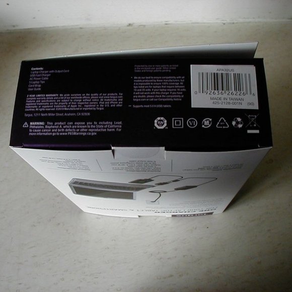 Targus Universal Laptop Charger USB Tablet Smartphone Charger - Picture 6 of 6